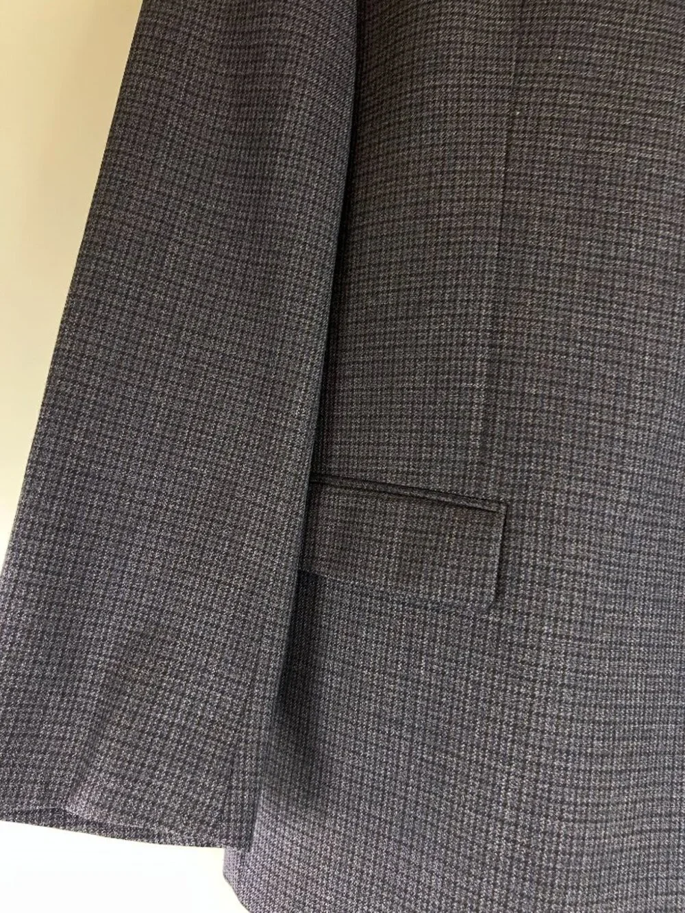 Lauren Ralph Lauren Men’s Wool Blazer 48R Gray Check Two Button Sport Coat